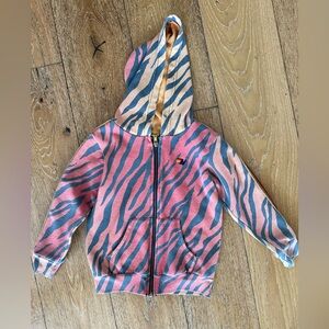 Aviator Nation Tiger Stripes Zip-Up Hoodie Kids 6